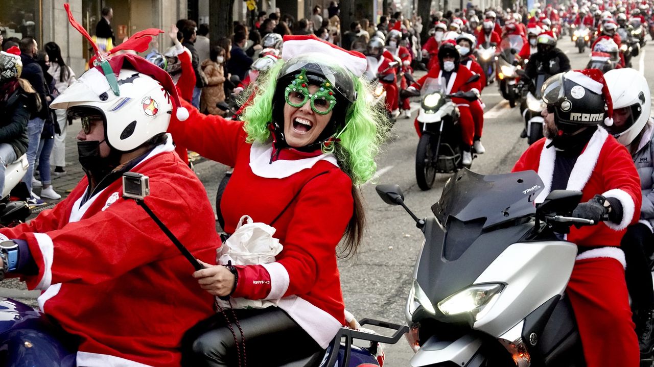 Qué hacer este fin de semana en Galicia: Papá Noel llega en moto por Navidad